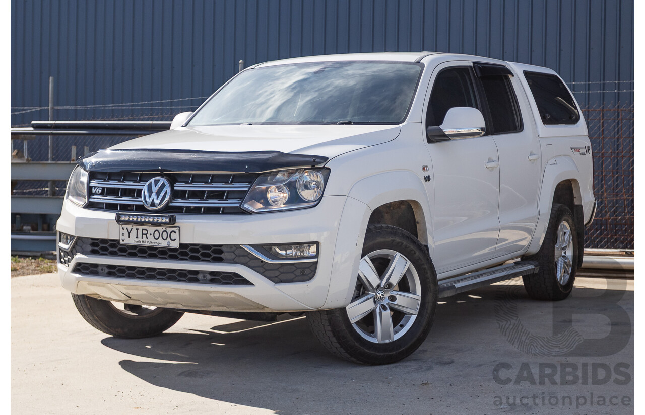 5/2019 Volkswagen Amarok V6 TDI 550 Sportline (4x4) 2H MY19 Dual Cab Utility Candy White Turbo Diesel 3.0L