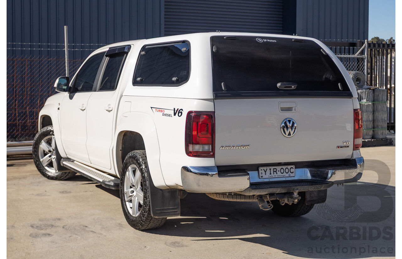 5/2019 Volkswagen Amarok V6 TDI 550 Sportline (4x4) 2H MY19 Dual Cab Utility Candy White Turbo Diesel 3.0L