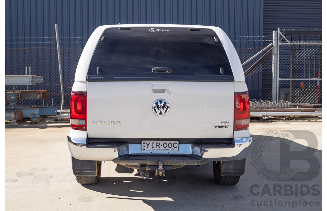 5/2019 Volkswagen Amarok V6 TDI 550 Sportline (4x4) 2H MY19 Dual Cab Utility Candy White Turbo Diesel 3.0L