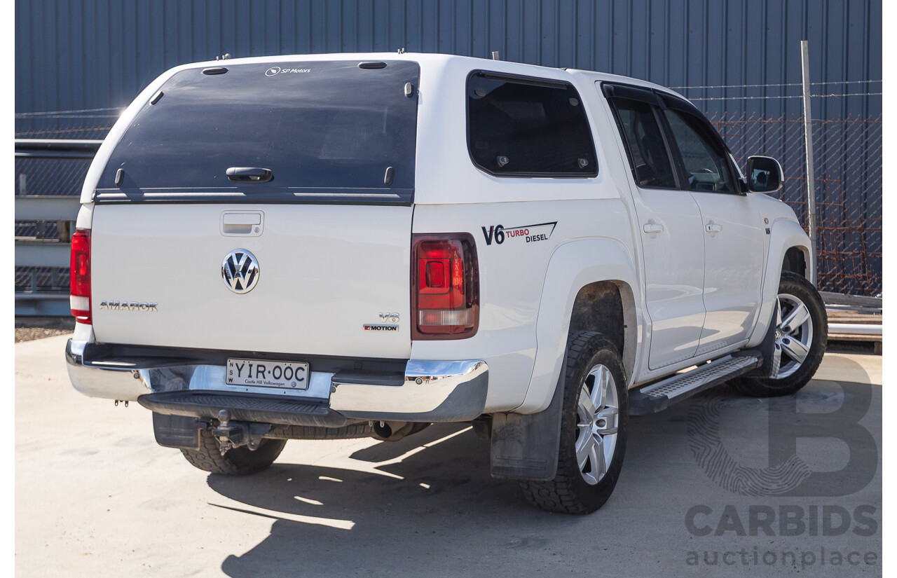5/2019 Volkswagen Amarok V6 TDI 550 Sportline (4x4) 2H MY19 Dual Cab Utility Candy White Turbo Diesel 3.0L