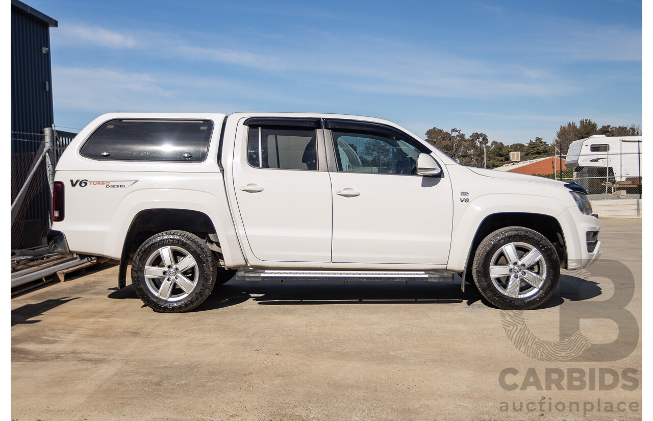 5/2019 Volkswagen Amarok V6 TDI 550 Sportline (4x4) 2H MY19 Dual Cab Utility Candy White Turbo Diesel 3.0L