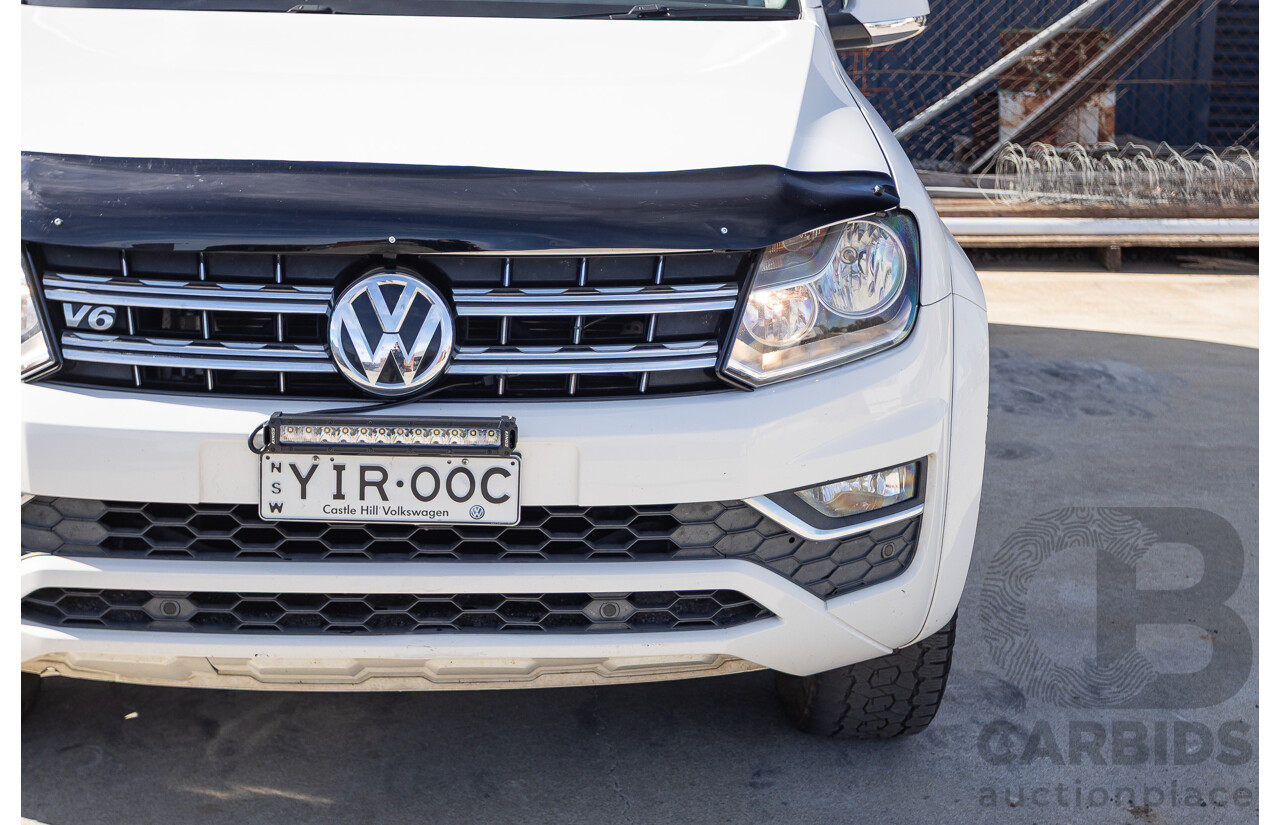 5/2019 Volkswagen Amarok V6 TDI 550 Sportline (4x4) 2H MY19 Dual Cab Utility Candy White Turbo Diesel 3.0L