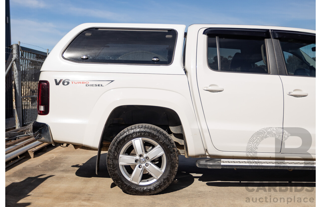 5/2019 Volkswagen Amarok V6 TDI 550 Sportline (4x4) 2H MY19 Dual Cab Utility Candy White Turbo Diesel 3.0L