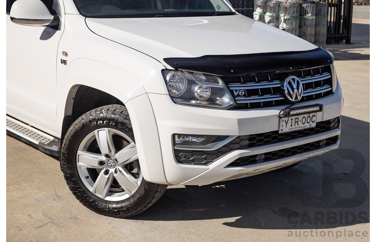 5/2019 Volkswagen Amarok V6 TDI 550 Sportline (4x4) 2H MY19 Dual Cab Utility Candy White Turbo Diesel 3.0L