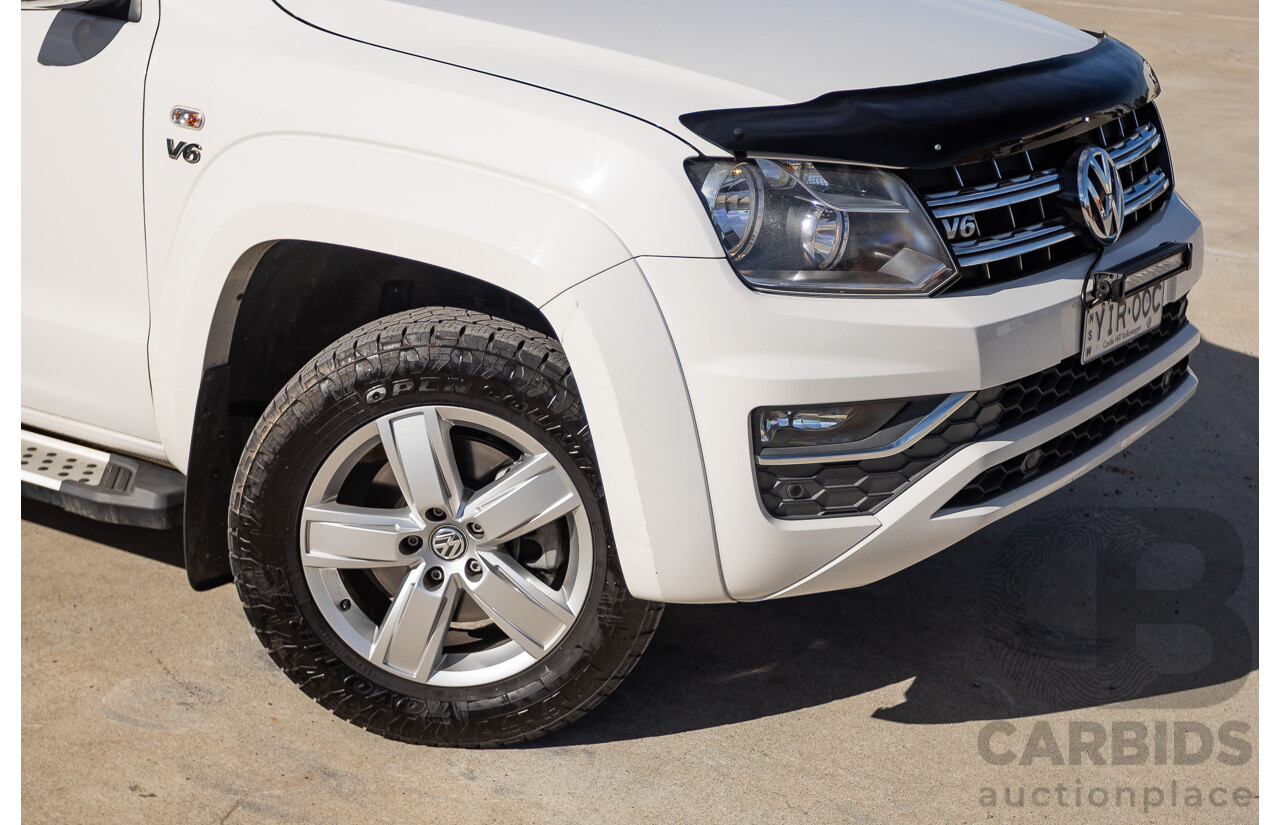 5/2019 Volkswagen Amarok V6 TDI 550 Sportline (4x4) 2H MY19 Dual Cab Utility Candy White Turbo Diesel 3.0L