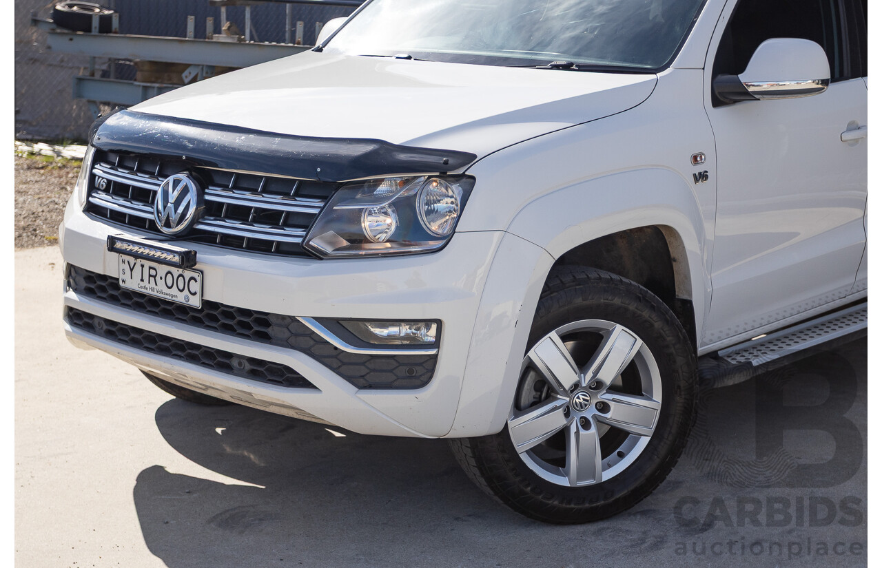 5/2019 Volkswagen Amarok V6 TDI 550 Sportline (4x4) 2H MY19 Dual Cab Utility Candy White Turbo Diesel 3.0L
