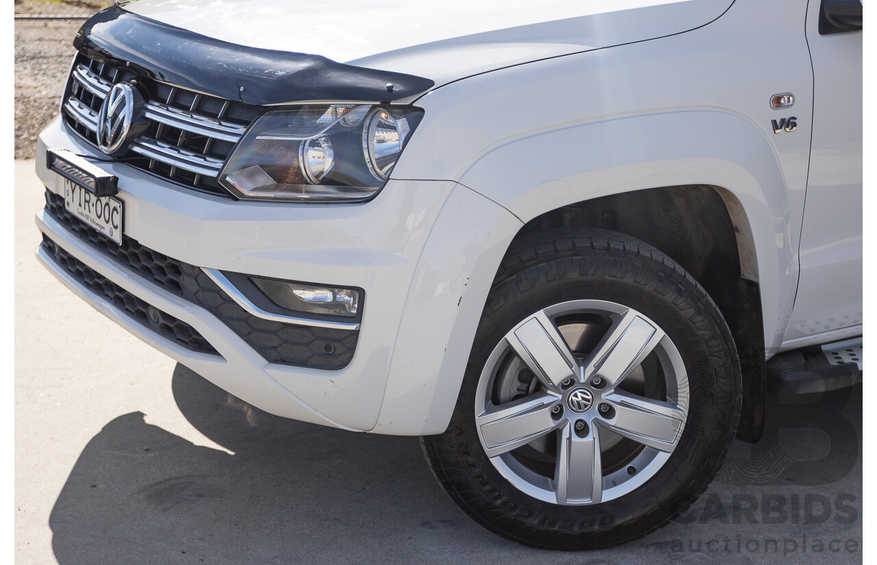 5/2019 Volkswagen Amarok V6 TDI 550 Sportline (4x4) 2H MY19 Dual Cab Utility Candy White Turbo Diesel 3.0L
