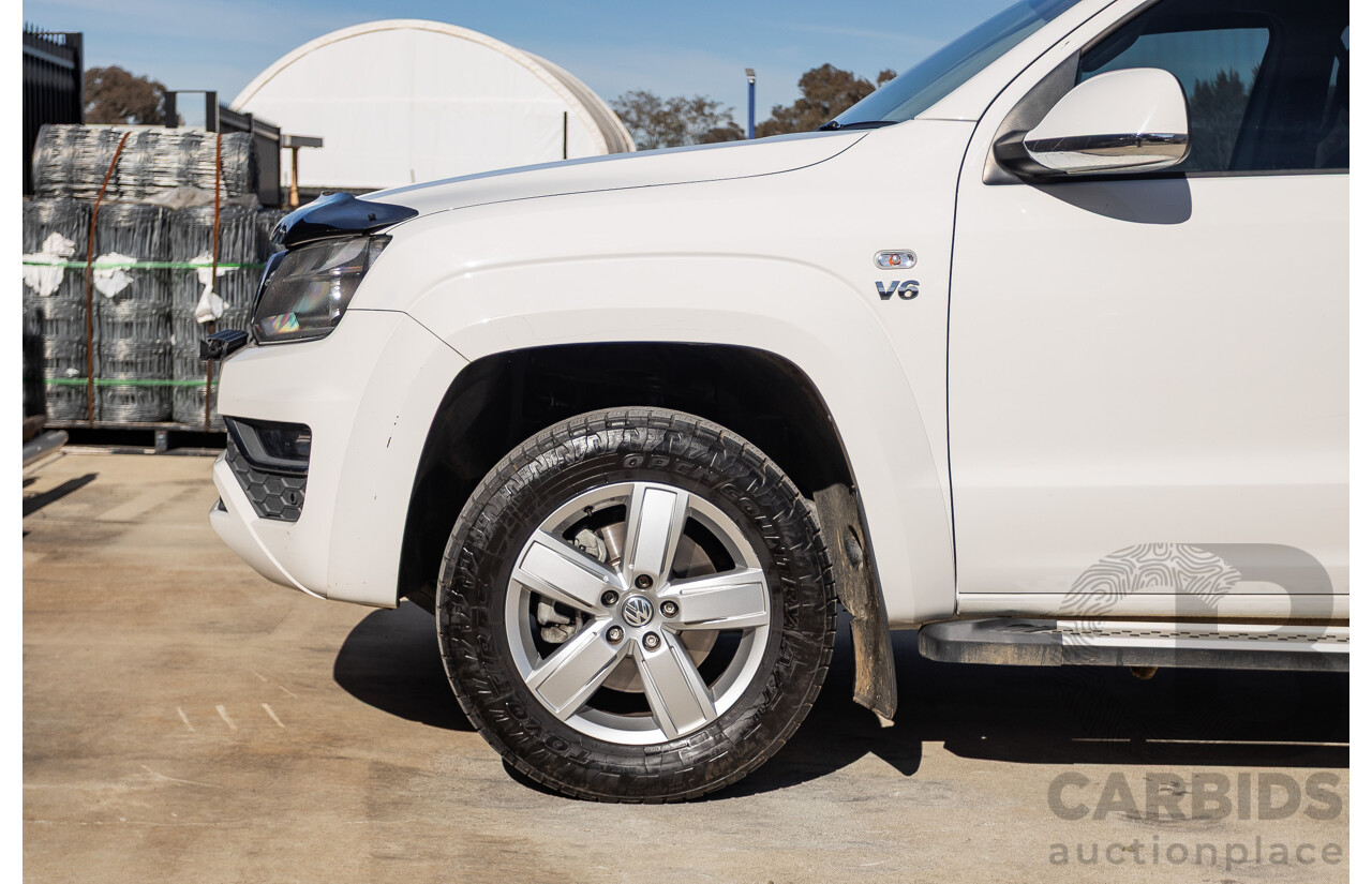 5/2019 Volkswagen Amarok V6 TDI 550 Sportline (4x4) 2H MY19 Dual Cab Utility Candy White Turbo Diesel 3.0L