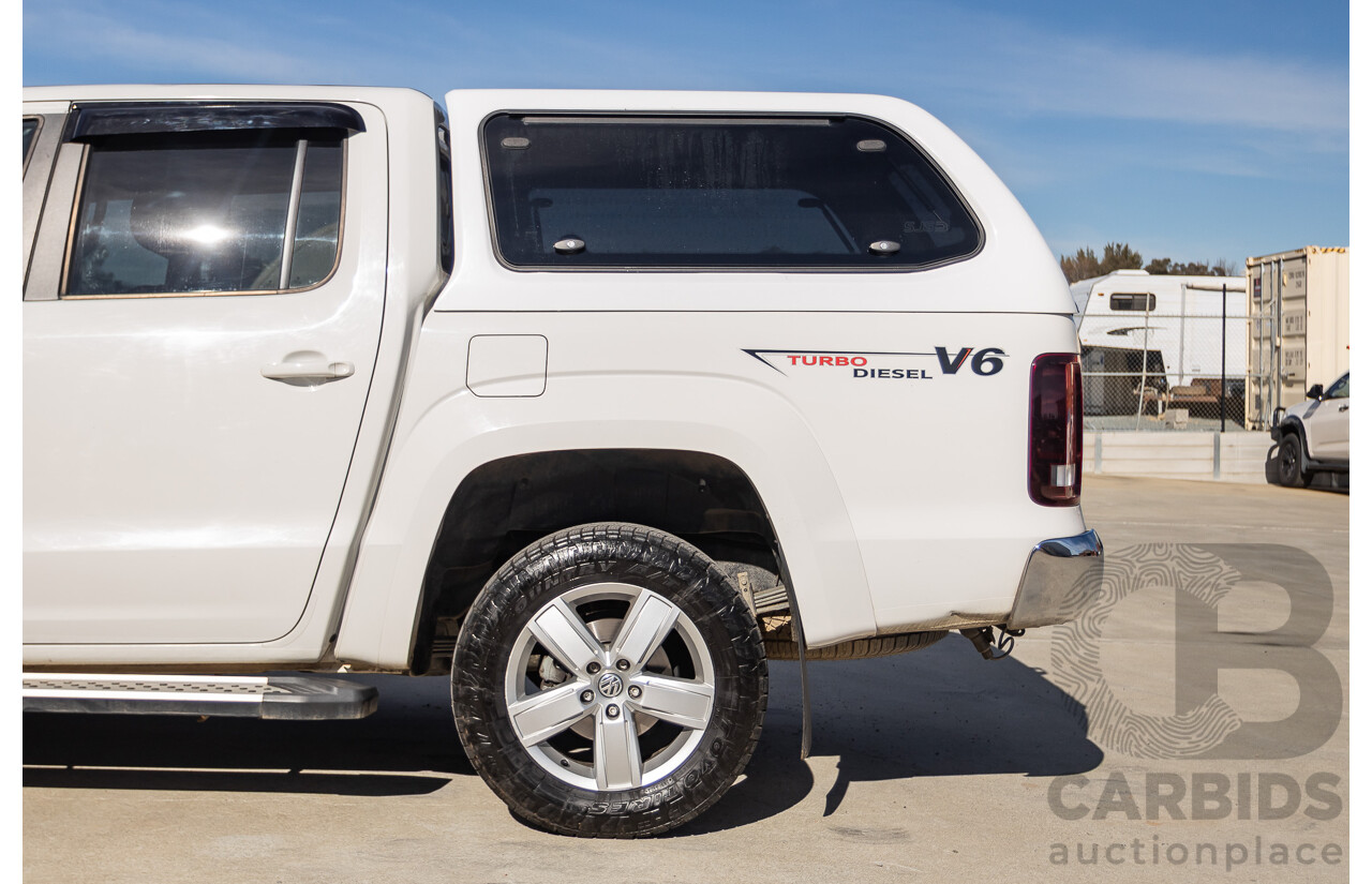 5/2019 Volkswagen Amarok V6 TDI 550 Sportline (4x4) 2H MY19 Dual Cab Utility Candy White Turbo Diesel 3.0L
