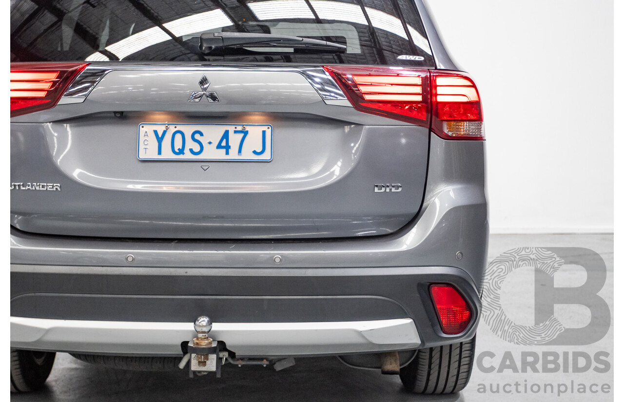 2/2016 Mitsubishi Outlander XLS (4x4) ZK MY16 4d Wagon Titanium Grey Metallic Turbo Diesel 2.3L - 7 Seater