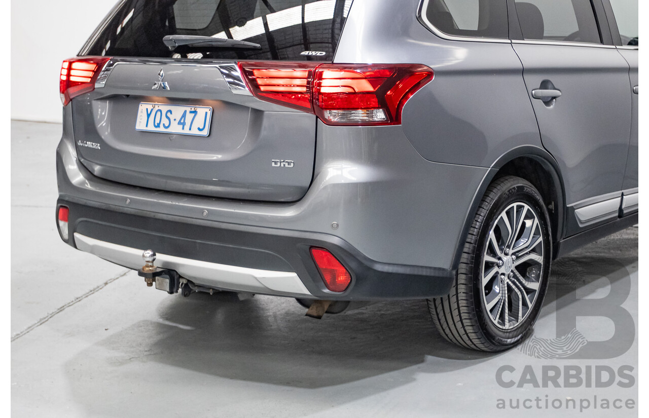 2/2016 Mitsubishi Outlander XLS (4x4) ZK MY16 4d Wagon Titanium Grey Metallic Turbo Diesel 2.3L - 7 Seater