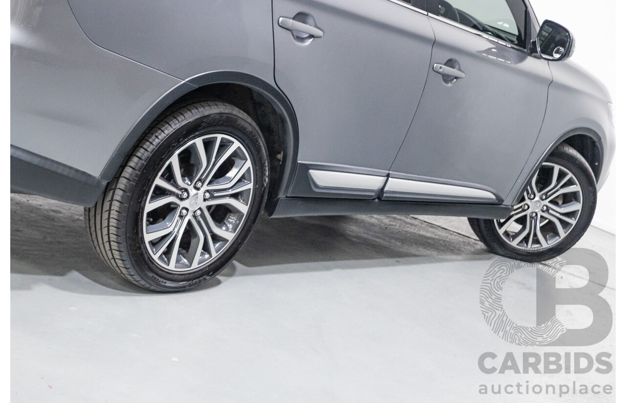 2/2016 Mitsubishi Outlander XLS (4x4) ZK MY16 4d Wagon Titanium Grey Metallic Turbo Diesel 2.3L - 7 Seater