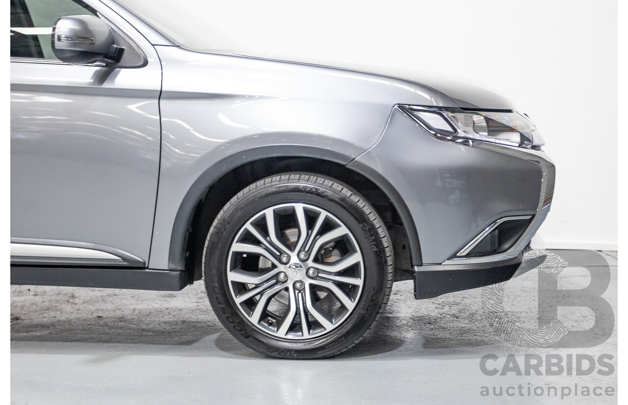 2/2016 Mitsubishi Outlander XLS (4x4) ZK MY16 4d Wagon Titanium Grey Metallic Turbo Diesel 2.3L - 7 Seater