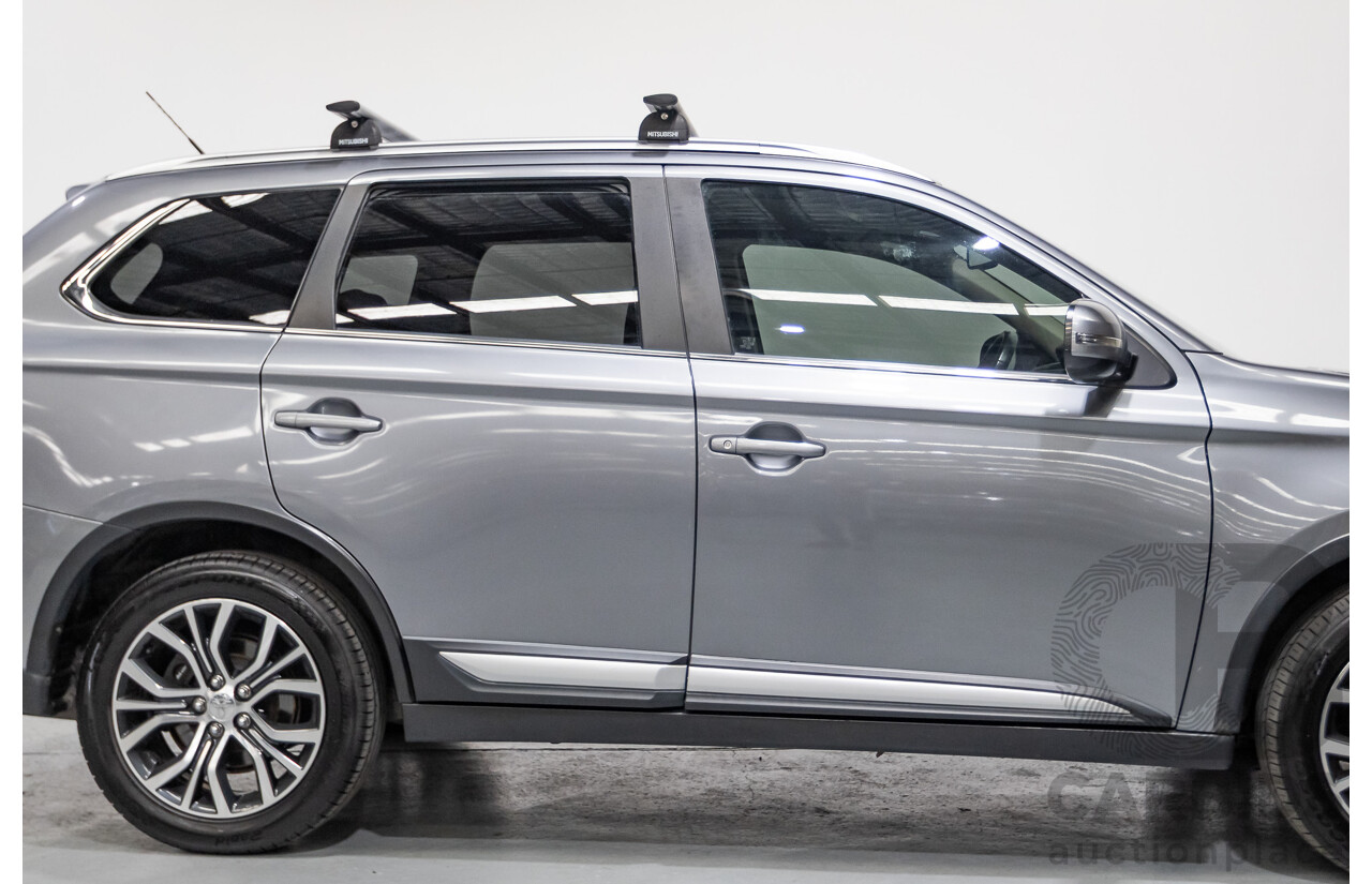 2/2016 Mitsubishi Outlander XLS (4x4) ZK MY16 4d Wagon Titanium Grey Metallic Turbo Diesel 2.3L - 7 Seater