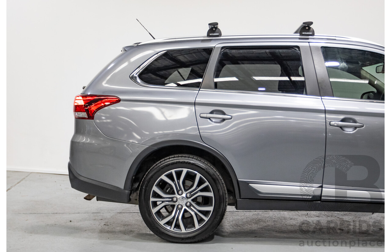 2/2016 Mitsubishi Outlander XLS (4x4) ZK MY16 4d Wagon Titanium Grey Metallic Turbo Diesel 2.3L - 7 Seater