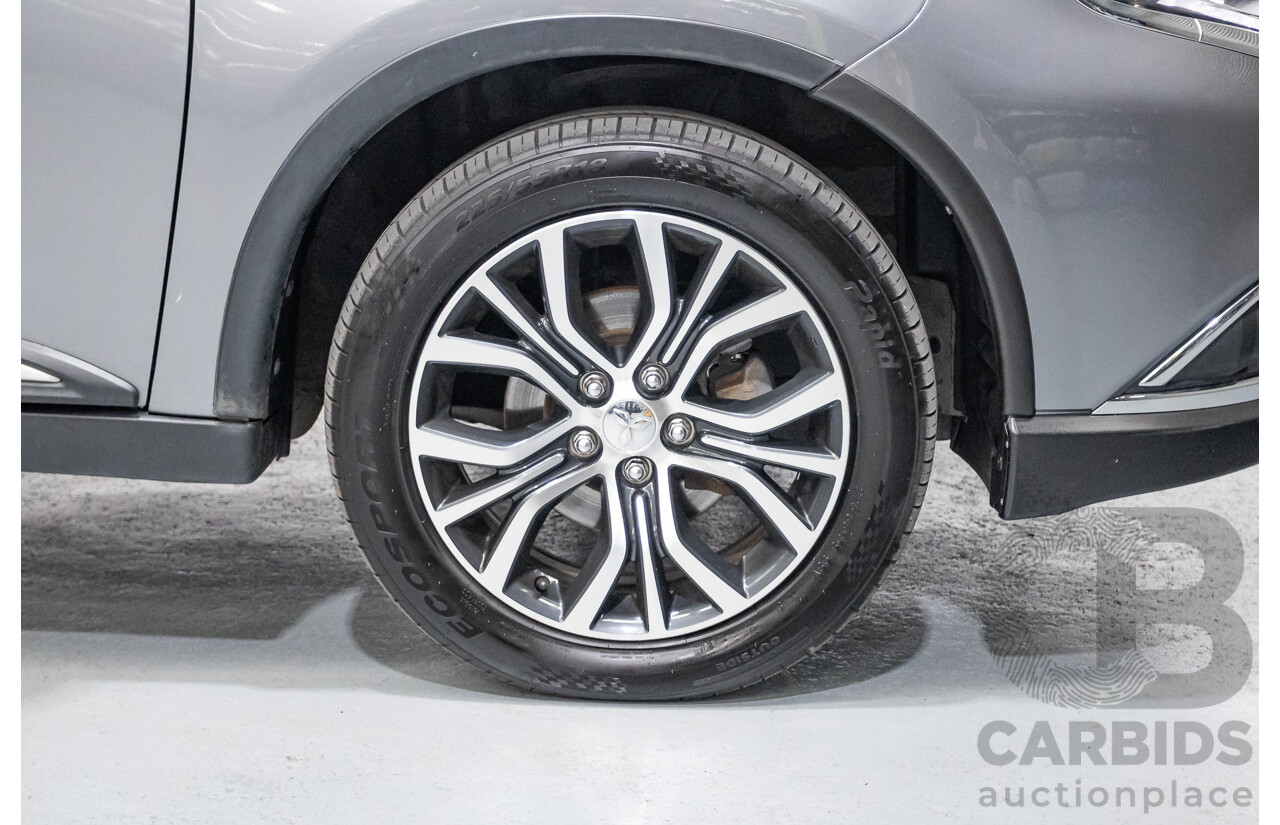 2/2016 Mitsubishi Outlander XLS (4x4) ZK MY16 4d Wagon Titanium Grey Metallic Turbo Diesel 2.3L - 7 Seater