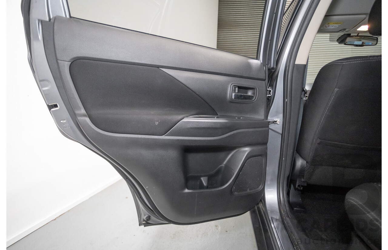 2/2016 Mitsubishi Outlander XLS (4x4) ZK MY16 4d Wagon Titanium Grey Metallic Turbo Diesel 2.3L - 7 Seater