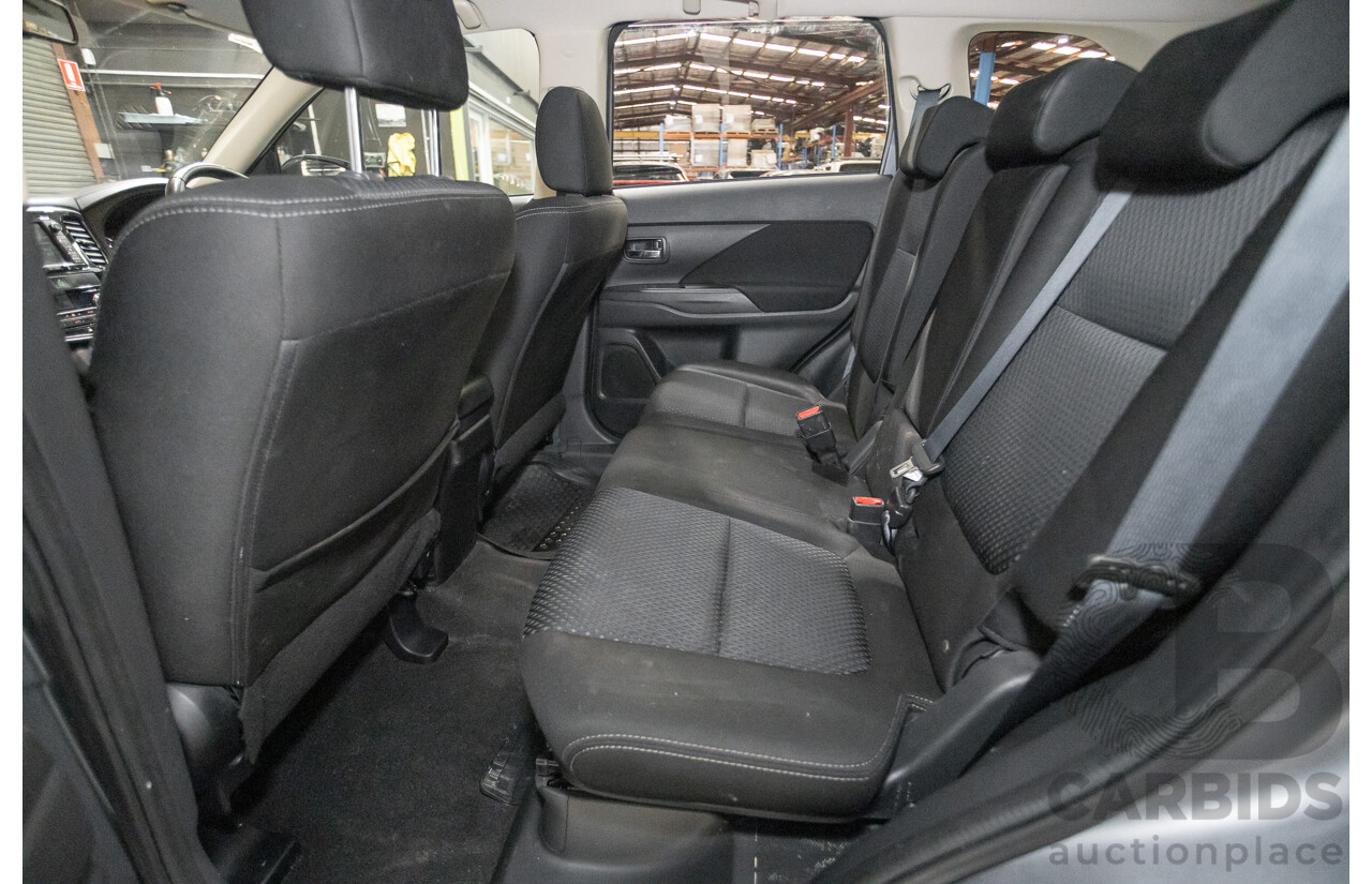 2/2016 Mitsubishi Outlander XLS (4x4) ZK MY16 4d Wagon Titanium Grey Metallic Turbo Diesel 2.3L - 7 Seater