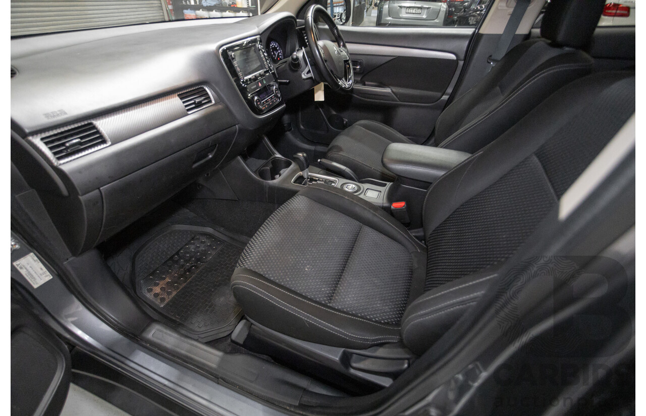 2/2016 Mitsubishi Outlander XLS (4x4) ZK MY16 4d Wagon Titanium Grey Metallic Turbo Diesel 2.3L - 7 Seater