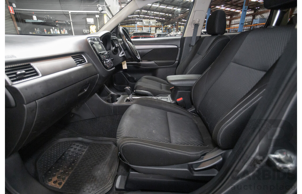 2/2016 Mitsubishi Outlander XLS (4x4) ZK MY16 4d Wagon Titanium Grey Metallic Turbo Diesel 2.3L - 7 Seater