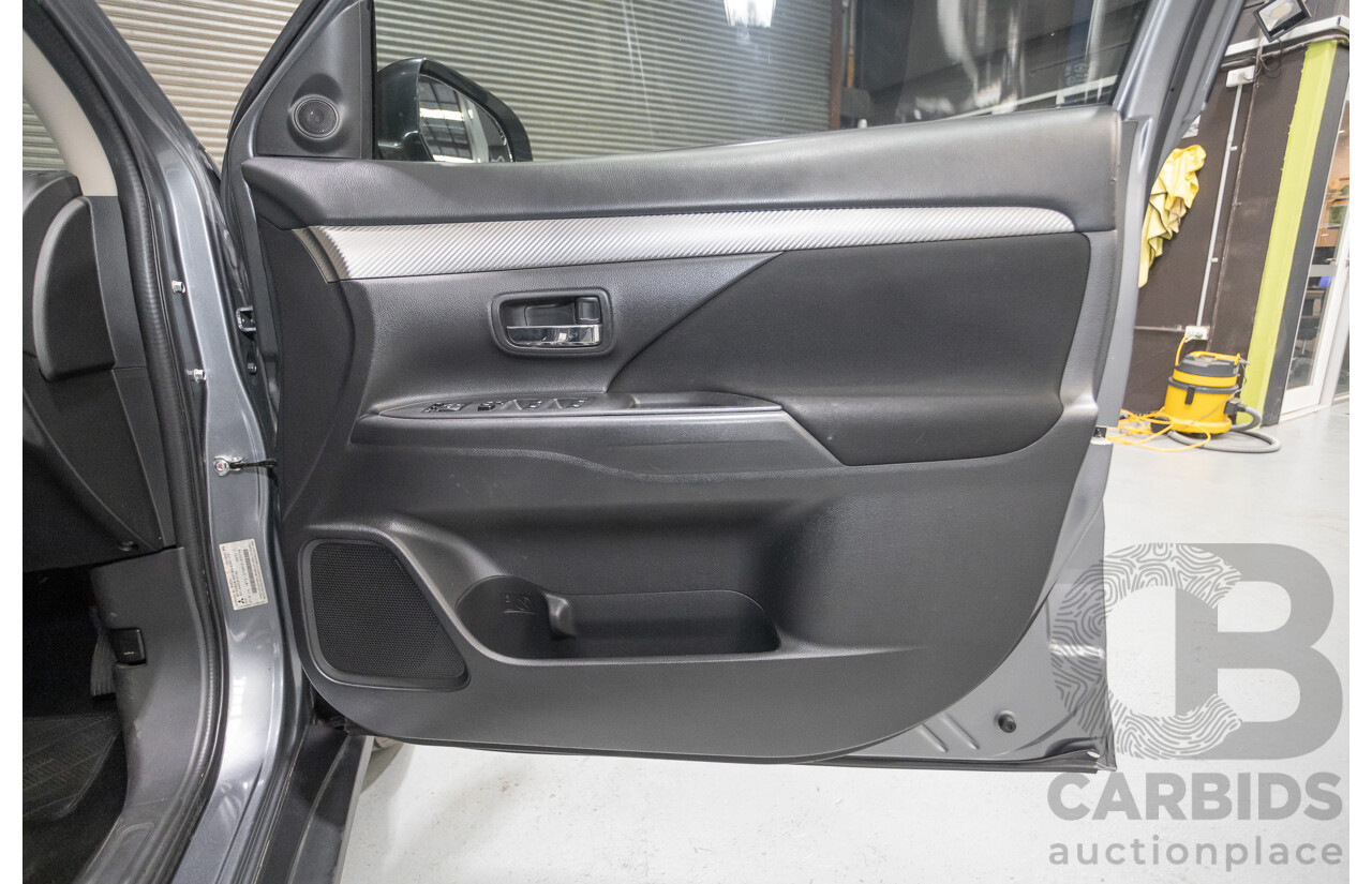2/2016 Mitsubishi Outlander XLS (4x4) ZK MY16 4d Wagon Titanium Grey Metallic Turbo Diesel 2.3L - 7 Seater