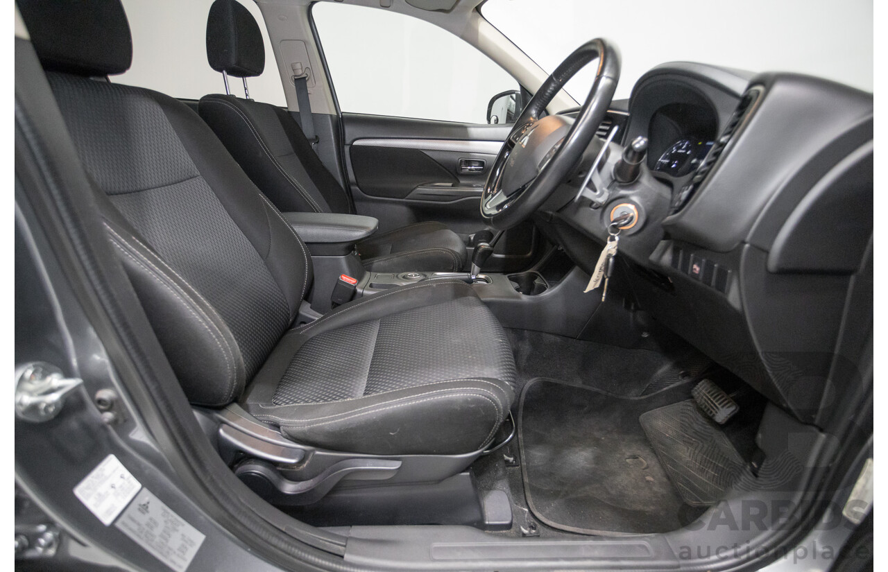2/2016 Mitsubishi Outlander XLS (4x4) ZK MY16 4d Wagon Titanium Grey Metallic Turbo Diesel 2.3L - 7 Seater