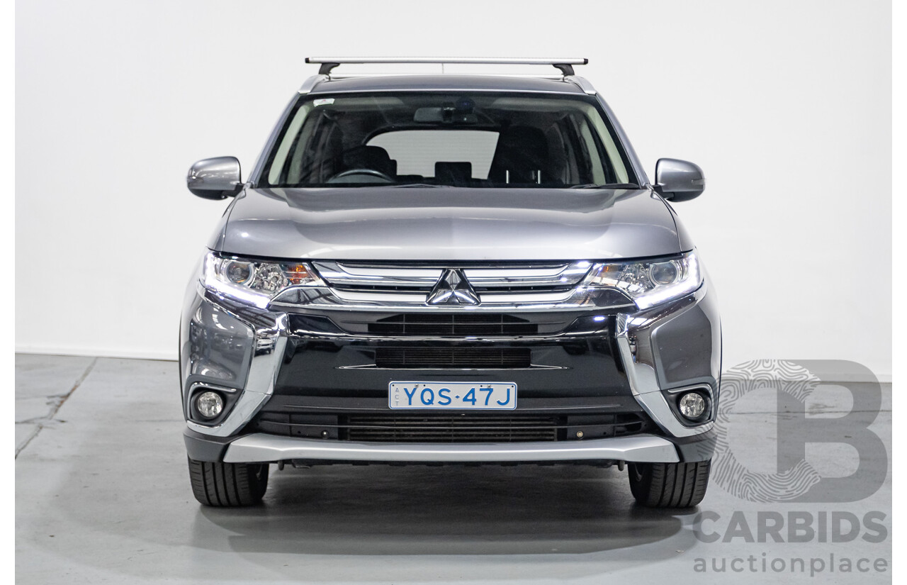 2/2016 Mitsubishi Outlander XLS (4x4) ZK MY16 4d Wagon Titanium Grey Metallic Turbo Diesel 2.3L - 7 Seater