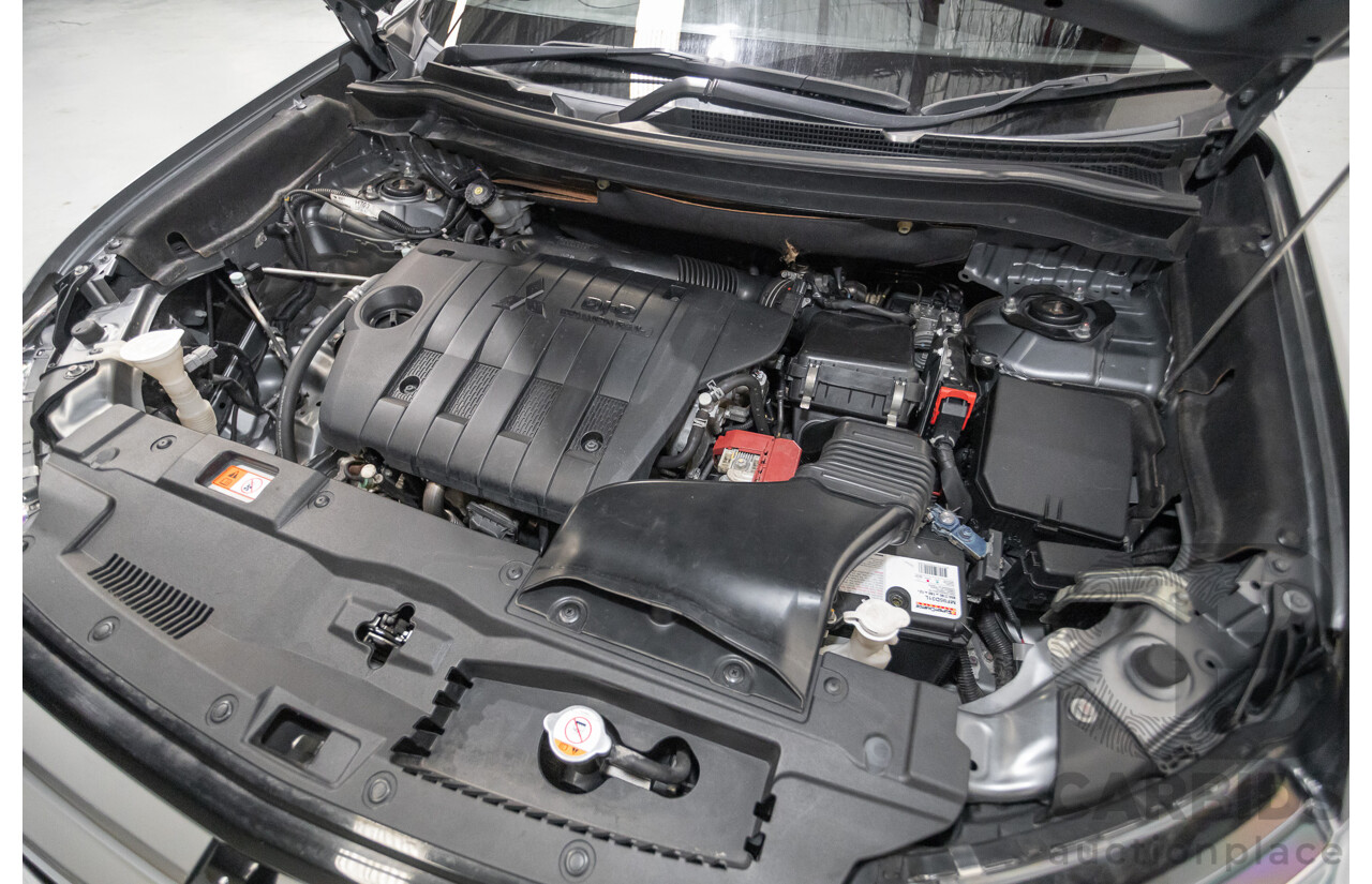 2/2016 Mitsubishi Outlander XLS (4x4) ZK MY16 4d Wagon Titanium Grey Metallic Turbo Diesel 2.3L - 7 Seater