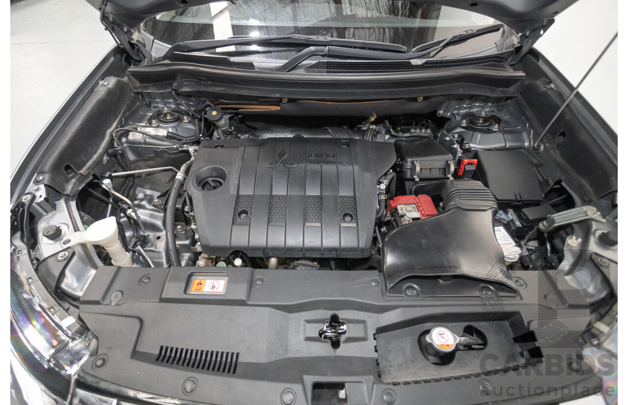 2/2016 Mitsubishi Outlander XLS (4x4) ZK MY16 4d Wagon Titanium Grey Metallic Turbo Diesel 2.3L - 7 Seater