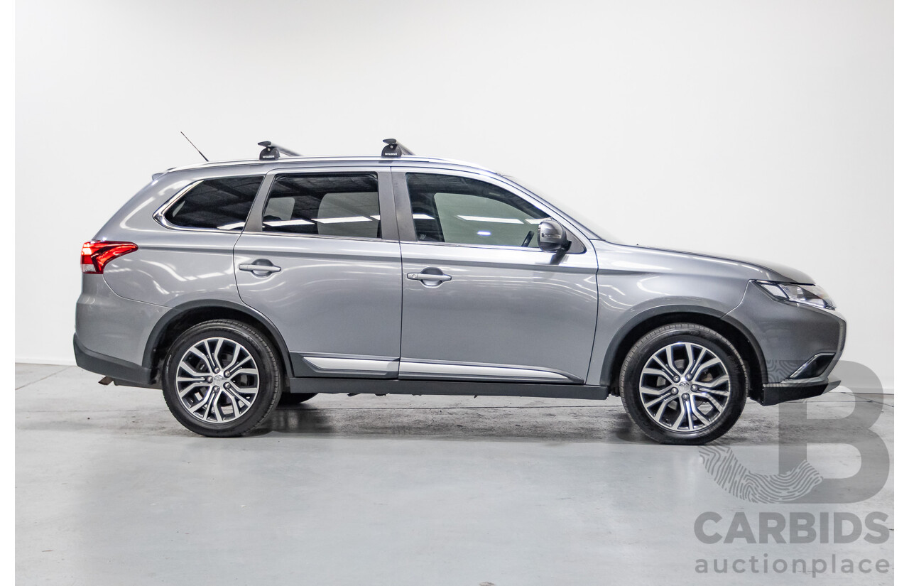 2/2016 Mitsubishi Outlander XLS (4x4) ZK MY16 4d Wagon Titanium Grey Metallic Turbo Diesel 2.3L - 7 Seater