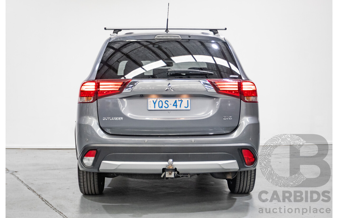 2/2016 Mitsubishi Outlander XLS (4x4) ZK MY16 4d Wagon Titanium Grey Metallic Turbo Diesel 2.3L - 7 Seater