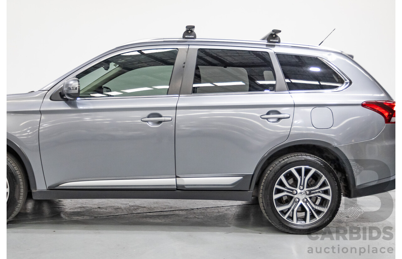 2/2016 Mitsubishi Outlander XLS (4x4) ZK MY16 4d Wagon Titanium Grey Metallic Turbo Diesel 2.3L - 7 Seater