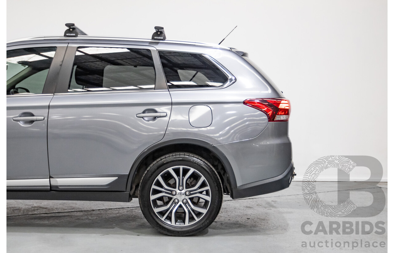 2/2016 Mitsubishi Outlander XLS (4x4) ZK MY16 4d Wagon Titanium Grey Metallic Turbo Diesel 2.3L - 7 Seater