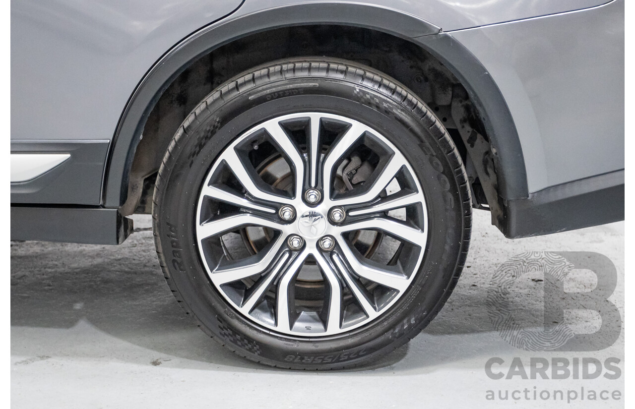 2/2016 Mitsubishi Outlander XLS (4x4) ZK MY16 4d Wagon Titanium Grey Metallic Turbo Diesel 2.3L - 7 Seater