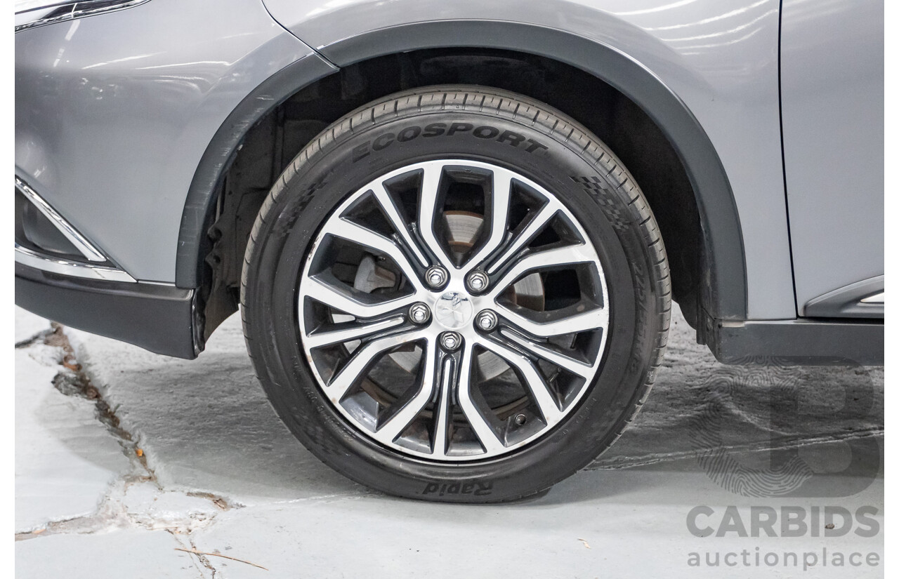 2/2016 Mitsubishi Outlander XLS (4x4) ZK MY16 4d Wagon Titanium Grey Metallic Turbo Diesel 2.3L - 7 Seater