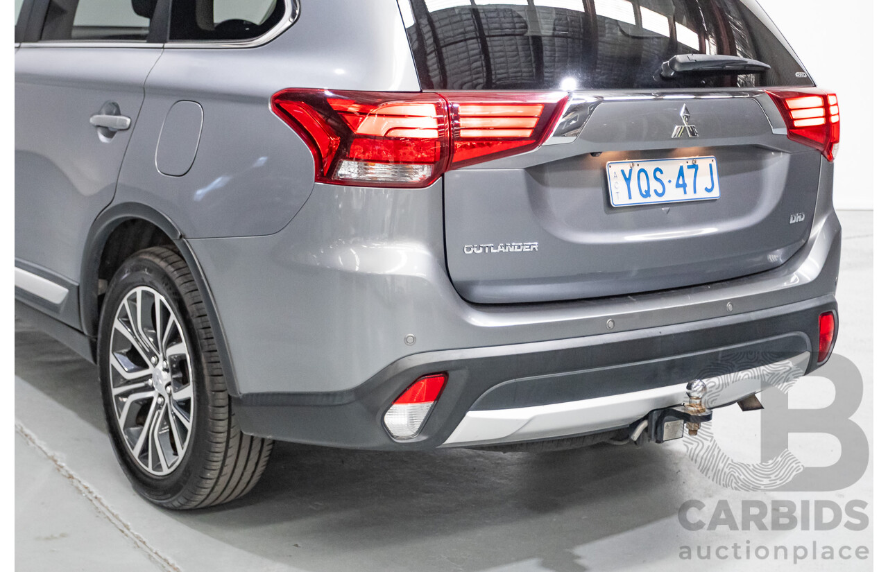 2/2016 Mitsubishi Outlander XLS (4x4) ZK MY16 4d Wagon Titanium Grey Metallic Turbo Diesel 2.3L - 7 Seater