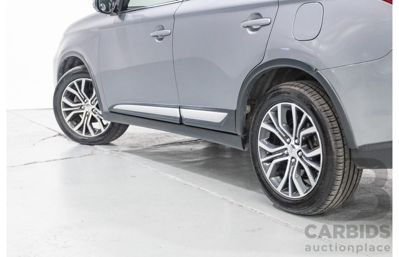 2/2016 Mitsubishi Outlander XLS (4x4) ZK MY16 4d Wagon Titanium Grey Metallic Turbo Diesel 2.3L - 7 Seater