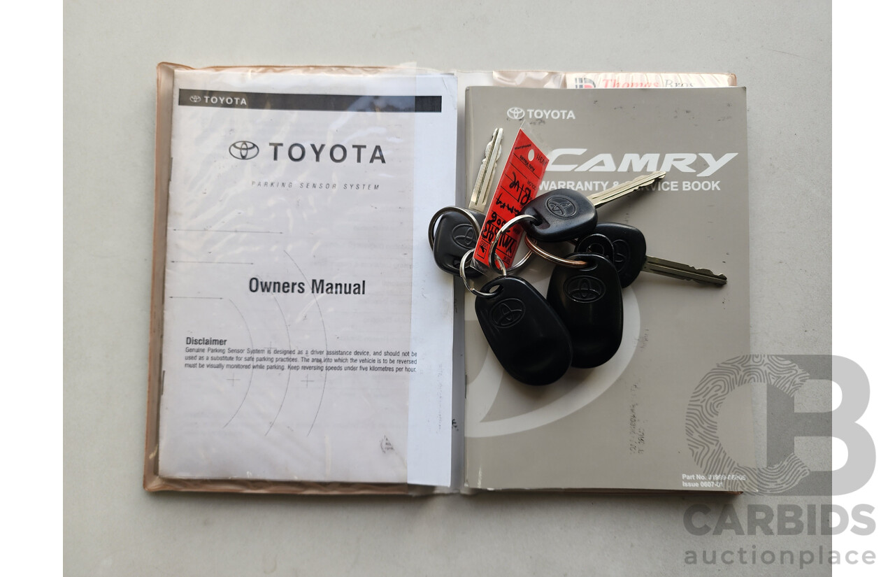 10/2006 Toyota Camry Sportivo ACV40R 4d Sedan Blue 2.4L