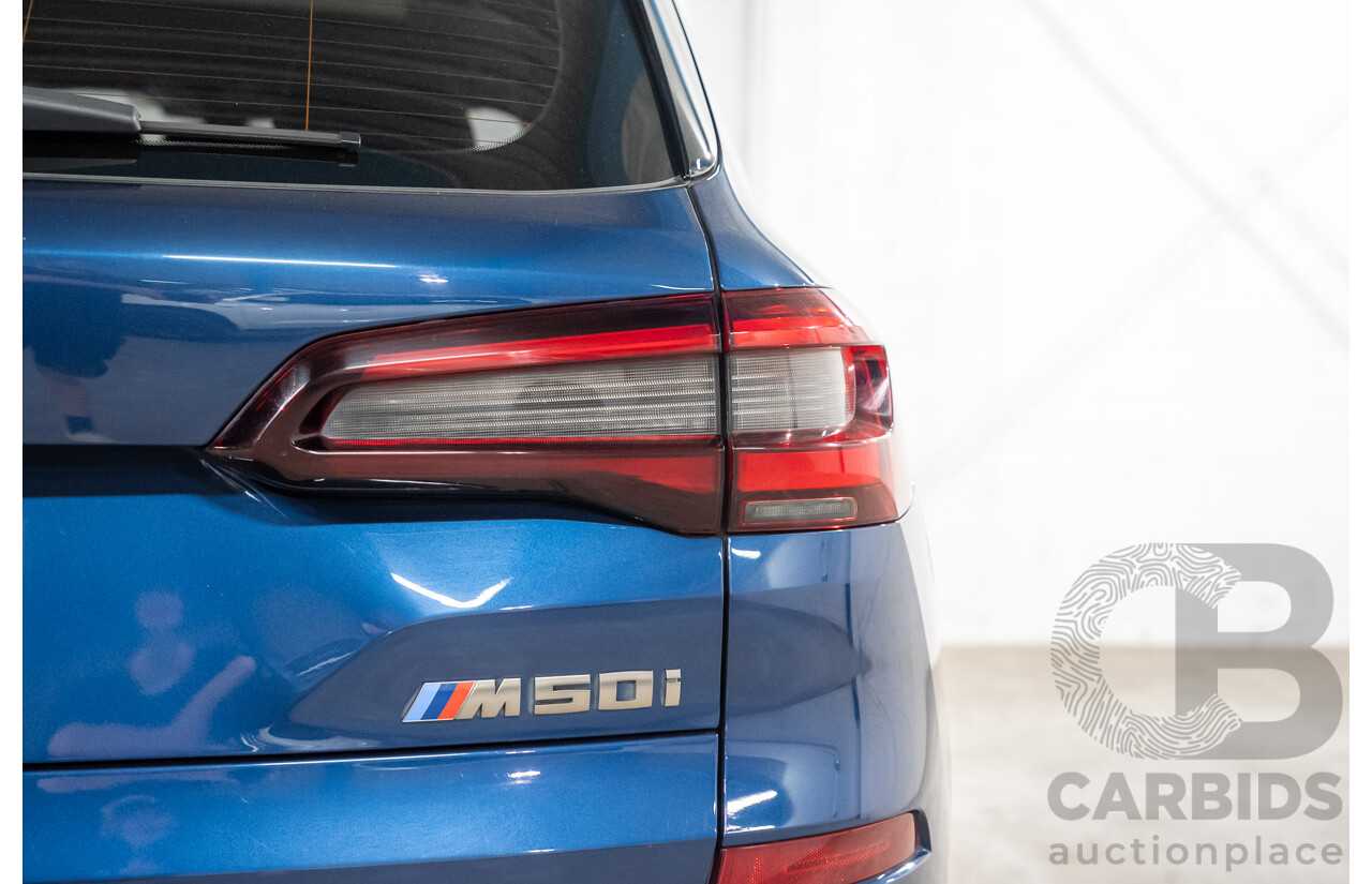 8/2020 BMW X5 M50i (AWD) G05 4d Wagon Phytonic Blue Metallic Twin Turbo V8 4.4L