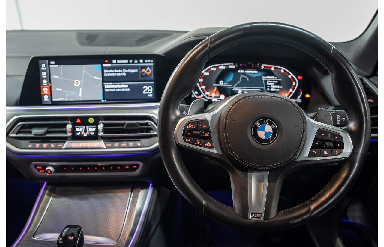 8/2020 BMW X5 M50i (AWD) G05 4d Wagon Phytonic Blue Metallic Twin Turbo V8 4.4L