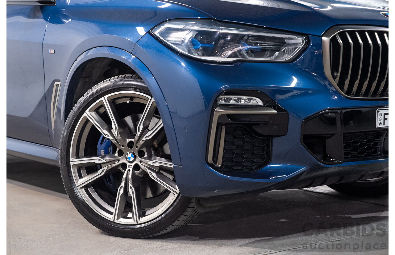 8/2020 BMW X5 M50i (AWD) G05 4d Wagon Phytonic Blue Metallic Twin Turbo V8 4.4L
