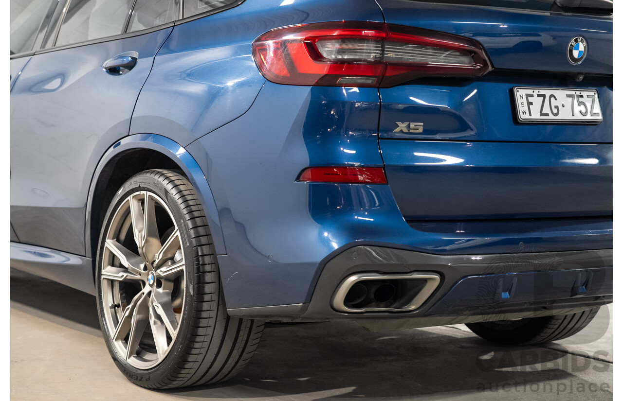 8/2020 BMW X5 M50i (AWD) G05 4d Wagon Phytonic Blue Metallic Twin Turbo V8 4.4L