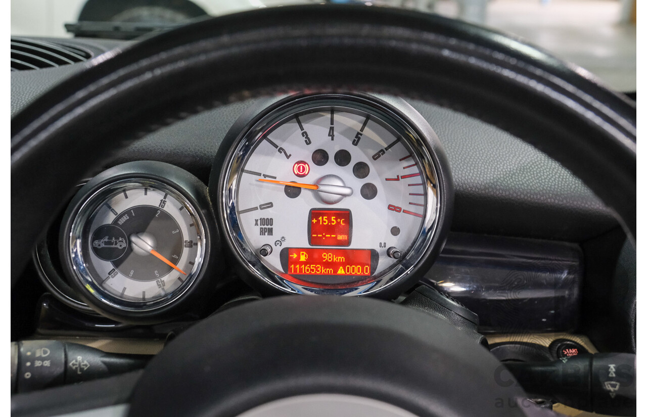2/2009 Mini Cooper Cabrio R52 2d Cabriolet 1.6L