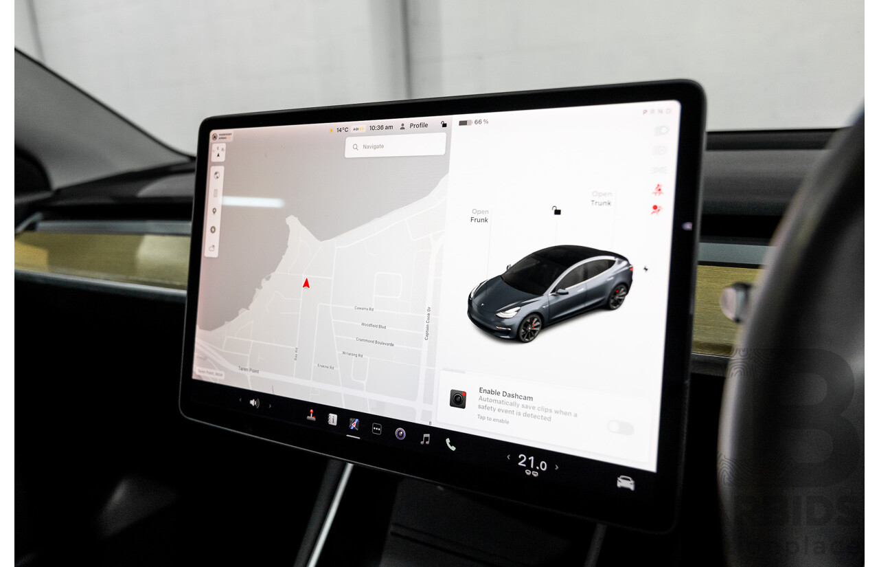 10/2019 Tesla Model 3 Perfomance AWD MY19 Update 5d Sedan Midnight Grey Metallic