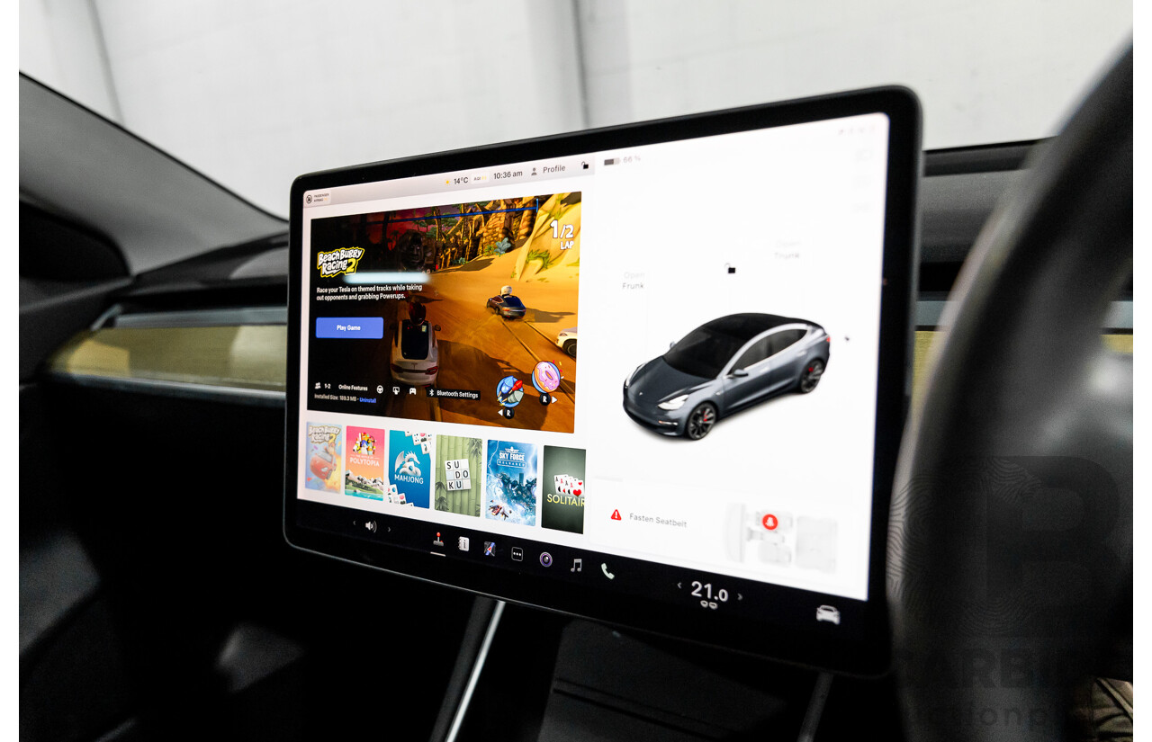 10/2019 Tesla Model 3 Perfomance AWD MY19 Update 5d Sedan Midnight Grey Metallic