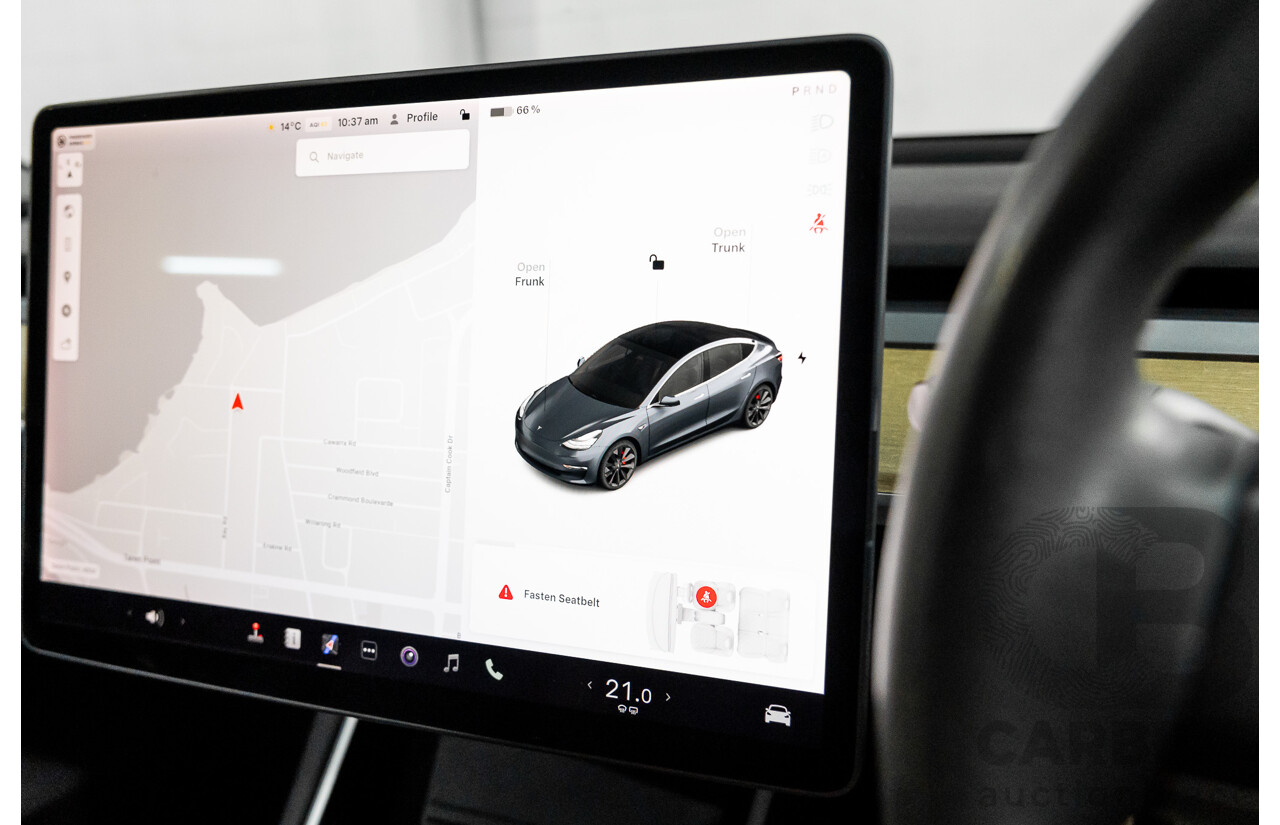 10/2019 Tesla Model 3 Perfomance AWD MY19 Update 5d Sedan Midnight Grey Metallic