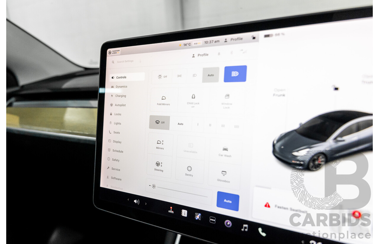 10/2019 Tesla Model 3 Perfomance AWD MY19 Update 5d Sedan Midnight Grey Metallic