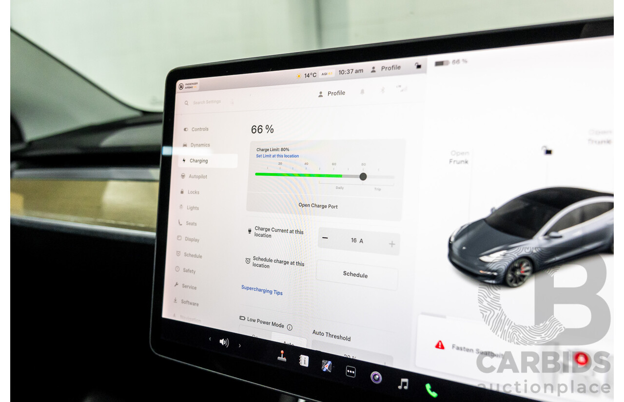 10/2019 Tesla Model 3 Perfomance AWD MY19 Update 5d Sedan Midnight Grey Metallic
