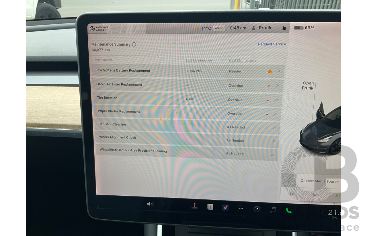 10/2019 Tesla Model 3 Perfomance AWD MY19 Update 5d Sedan Midnight Grey Metallic
