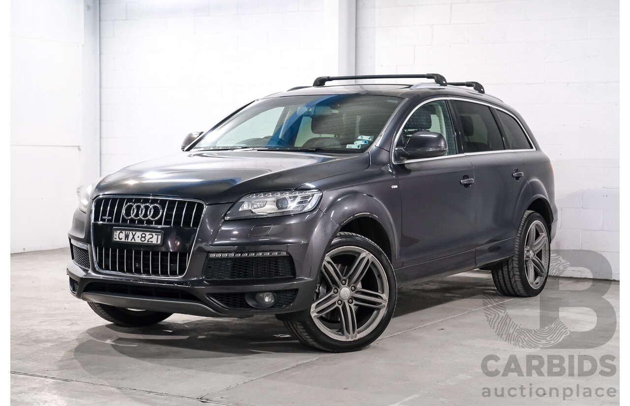 12/2014 Audi Q7 3.0 TDI Quattro (AWD) MY14 4d Wagon Grey Turbo Diesel V6 3.0L